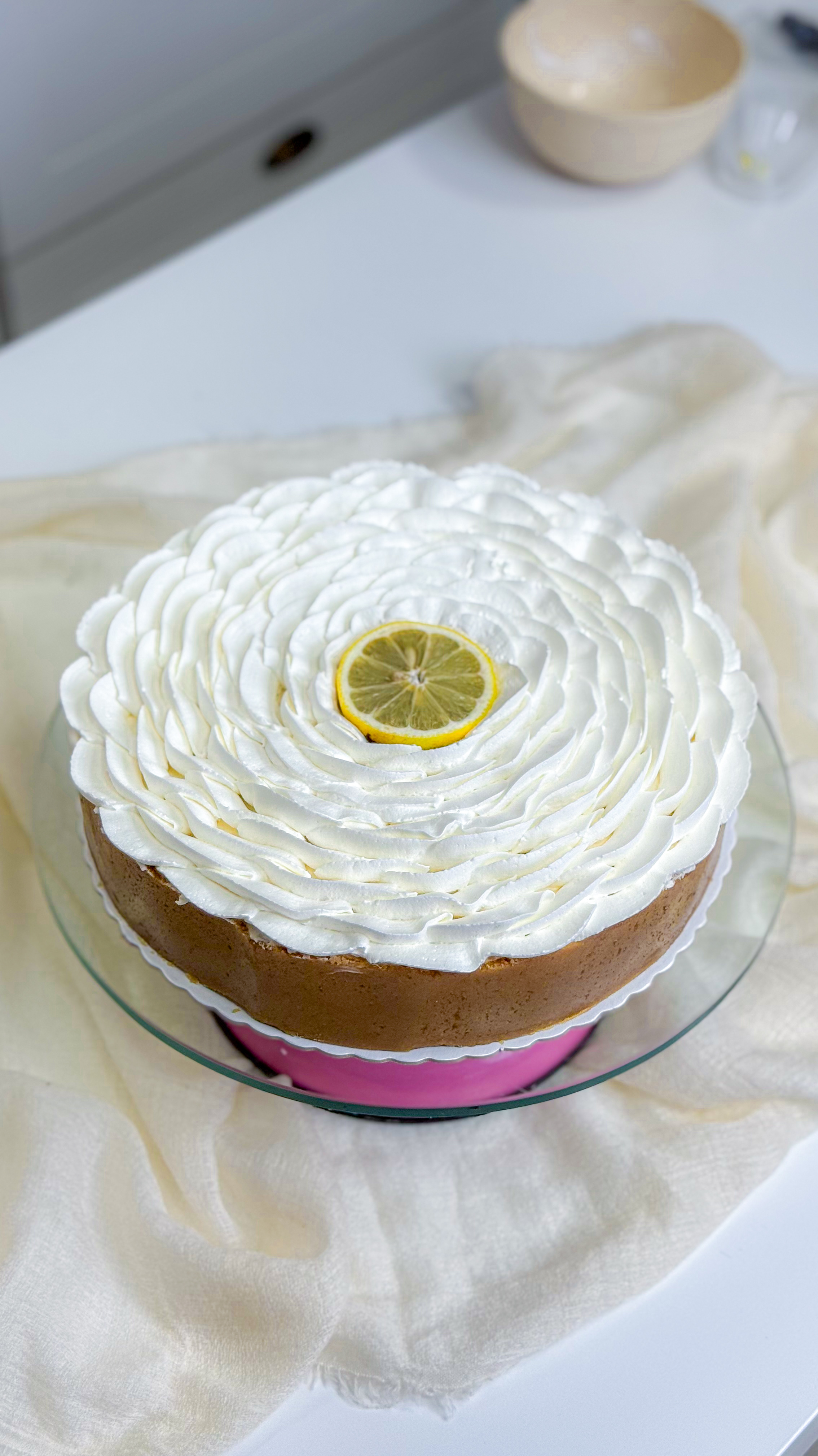 Torta de limão com cobertura de merengue